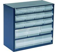 Raaco 137560 600 Series 616-123 Cabinet 16 Mixed Drawers