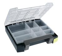 Raaco Boxxser 55 4x4 Pro Organiser Case 9 Inserts RAA138277 | Robust sorting box for workshop, assortment box and sorting boxes for small parts, load capacity 8 kg, safe storage, system