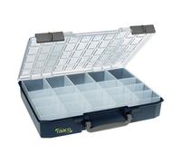 Raaco Tool Carry Case Cl80-20 - Carry-Lite Case Inc 20 Removable Storage Inserts For Small Parts & Tools