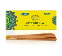 Raajsee Citronella Incense Sticks 100 gm Pack-100% Pure Organic Natural Hand Rolled Free from Chemicals-Perfect for Church,Aromatherapy,Relaxation,Meditation,Positivity & Sensual Therapy