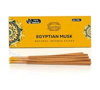 Raajsee Egyptian Musk Incense Sticks 100 Gm Pack-100% Pure Organic Natural Hand Rolled Free from Chemicals-for Church,Aroma Therapy,Relaxation,Meditation & Sensual Therapy