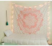 raajsee Passion Ombre Metallic Rose Gold Queen Tapestry