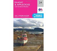 OS Landranger 24 Raasay & Applecross, Loch Torridon & Plockton Map One Size