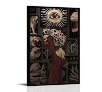 Raatrey Fullmetal Poster Alchemist Anime Comics Vintage Music Posters for Room Aesthetic Canvas Wall Art Bedroom Decor16x24inch(40x60cm)