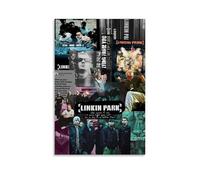 Raatrey Linkin Poster Park Rock Band Music Collage Vintage Retro Cover Music Posters for Room Aesthetic Canvas Wall Art Bedroom Decor12x18inch(30x45cm)