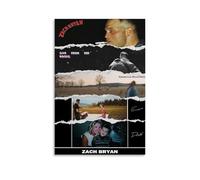 Raatrey Zach Poster Bryan Music Album Collage Vintage Tear Cover Music Posters for Room Aesthetic Canvas Wall Art Bedroom Decor24x36inch(60x90cm)