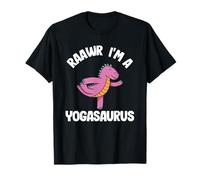 Raawr I'm A Yogasaurus Dinosaurs Yoga T-Shirt