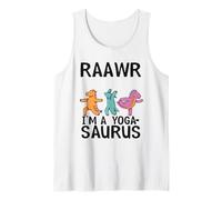 Raawr I'm A Yogasaurus Dinosaurs Yoga Tank Top