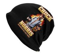 RAAXIHL Autumn and Winter Warm Hats，Chuck Norris Greatest of All Time Essential Unisex Adult Beanies Caps Knitting Bonnet Hat Warm Autumn Winter Skullies Hats