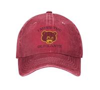 RAAXIHL I Miss The Old College Dropout Bear Casual Baseball Cap for Women Men Summer Outdoor Sport Trucker Hat Snapback Cap