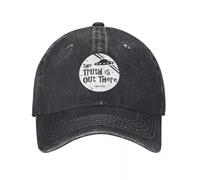 RAAXIHL Winter Warm Cotton The Truth is Out There Movie The X Files Distressed Washed Casquette Baseball Caps Unisex Graphic Decorate Seasons Caps Black