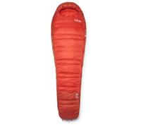 Rab - Alpine 0C / 32F - Down sleeping bag size Long - Body Size: 200 cm, dark horizon /red