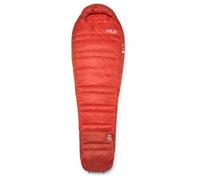 Rab - Alpine -6C / 20F - Down sleeping bag size Regular Wide - Body Size: 185 cm, dark horizon /red