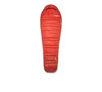 Rab - Alpine -6C / 20F - Down sleeping bag size Long - Body Size: 200 cm, dark horizon /red