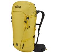 Rab Ascendor Backpack - Durable Lightweight Daypack for Climbing & Mountaineering - Dark Pollen - 35-Liter (Back Length - Medium)