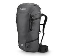 Rab Ascendor Backpack - Durable Lightweight Daypack for Climbing & Mountaineering - Black - 45-Liter (Back Length - Medium)