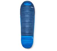 Rab - Ascent -6C / 20F - Down sleeping bag size Regular - Body Size: 185 cm, blue