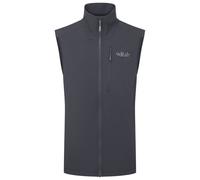 Rab Men's Borealis Softshell Vest - Lightweight Water-Repellent Gilet for Hiking & Climbing - Beluga - X-Large