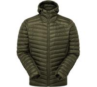 Rab Men's Cirrus Flex Hoody - Lightweight Insulated Coat for Trekking, Skiing, & Climbing - Olive (Olive) - X-Large