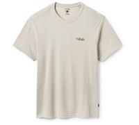 Rab - Crimp Logo Tee - Sport shirt size L, sand