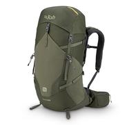 Rab Exion 38-Liter Backpack - Comfortable Daypack for Hiking, Trekking, & Backpacking - Army - Medium/Large