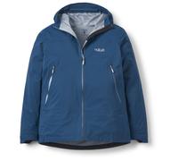Waterproof Jacket Rab Firewall Light Bleu M
