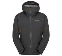Rab Mens Firewall Light Waterproof Jacket Black 2XL