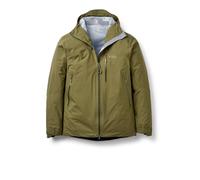Rab Men's Firewall Mountain Jacket - Lightweight Waterproof Hooded Coat for Climbing & Hiking - Olive (Olive) - Small