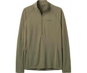 Rab - Half-zip T-shirt with long sleeves for hiking - Sonic LS Zip Light Khaki for Men - Size XL Khaki XL