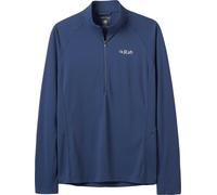 Rab - Half-zip T-shirt with long sleeves for hiking - Sonic LS Zip Tempest Blue for Men - Size M Blue M