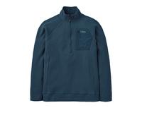 Rab Hepton Pull-On Half Zip Men's Top | UK M in Tempest Blue