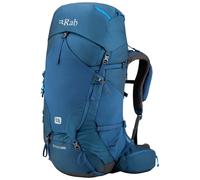 Rab - Hiking backpacks - Exion 55 Tempest Blue in Aluminium - Size M/L Blue M/L