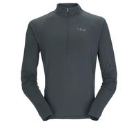 Rab - Hiking half-zip Long sleeves T-shirt - Sonic LS Zip Beluga for Men - Size L - Grey Grey L