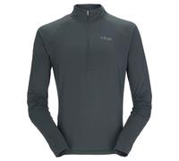Rab - Hiking half-zip Long sleeves T-shirt - Sonic LS Zip Beluga for Men - Size S - Grey Grey S