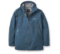 Rab Men's Kangri GTX Jacket - Waterproof Breathable Gore-tex Coat for Hiking, Trekking, & Mountaineering - Tempest Blue - Large