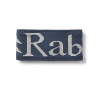 Rab Knitted Logo Headband - Fleece Ear Warmers for Trail Running, Trekking, & Skiing - Tempest Blue/Light Zinc - One Size