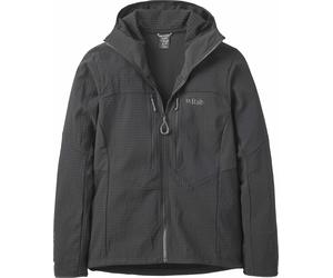 Rab - Lightweight water-repellent fleece, windproof and breathable - Ascendor Pro Hoody Black for Men - Size S Black S