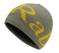 Rab Logo Beanie - Lightweight Knitted Skull Cap for Skiing & Everyday Use - Light Khaki/Sahara - One Size