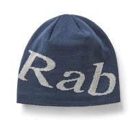 Rab Logo Beanie - Lightweight Knitted Skull Cap for Skiing & Everyday Use - Tempest Blue/Light Zinc - One Size
