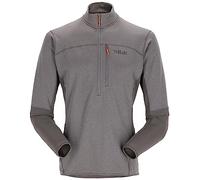 Rab Men’s Ascendor Pull-On Half-Zip Fleece for Skiing, Climbing, & Mountaineering - Graphene - Medium