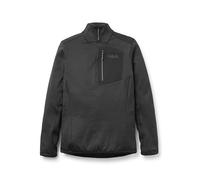 Rab Men’s Ascendor Pull-On - Half-Zip Fleece Jacket for Skiing, Climbing, & Mountaineering - Black - Large