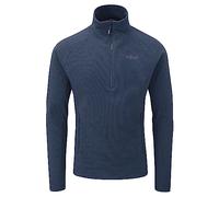 Rab Men’s Capacitor Pull-On Half-Zip Midweight Fleece for Trekking & Climbing - Deep Ink - Small
