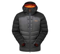 Rab Men’s Cirrus Ultra Jacket - Lightweight Insulated Hooded Coat for Trekking, Climbing, & Skiing - Anthracite/Graphene - X-Large