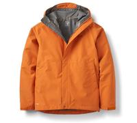 Rab Men’s Downpour Jacket - Lightweight Waterproof Hooded Coat for Hiking & Trekking - Dark Melba - Large