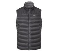 Rab Men’s Electron Pro Vest Water-Resistant Down Insulated for Trekking, Mountaineering, & Casual - Anthracite - X-Large