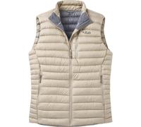 Rab - Men’s sleeveless hiking down jacket - Microlight Vest Dark Pebble for Men - Size XL - Beige Beige XL