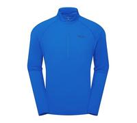 Rab Men’s Sonic LS Zip - Lightweight Breathable Long-Sleeve T-Shirt for Trail Running & Trekking - Blue - X-Large