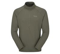 Rab Men’s Sonic LS Zip Lightweight Breathable Long-Sleeve T-Shirt for Trail Running & Trekking - Light Khaki - XX-Large