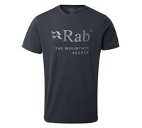Rab Men’s Stance Mountain Tee - Breathable Organic Cotton T-Shirt for Trekking, Climbing, & Casual Use - Beluga - XX-Large