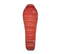 Rab Men's Alpine -12°C Down Sleeping Bag-Dark Horizon/Tuscan Red-Reg, LZip